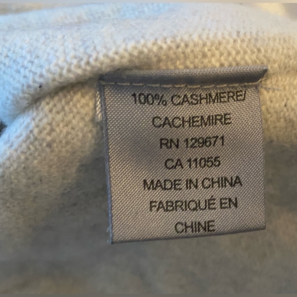 360 Cashmere Grey Skull Sweater - Size Small - Picture 6 of 6